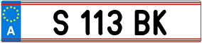 Truck License Plate